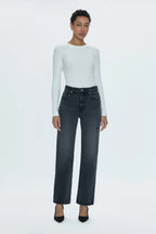 Cassie Super High Rise Straight- After Hours Vintage