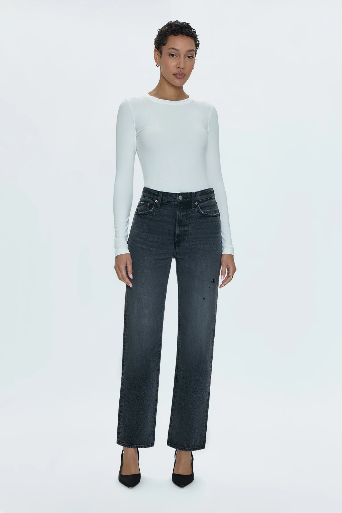 Cassie Super High Rise Straight- After Hours Vintage