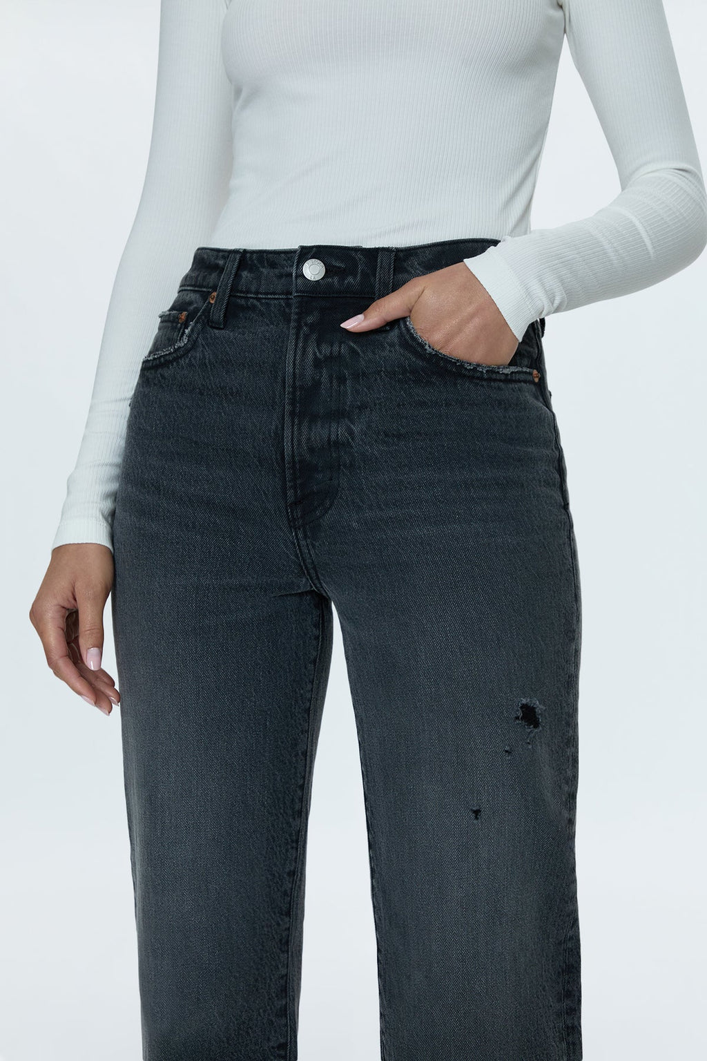 Cassie Super High Rise Straight- After Hours Vintage