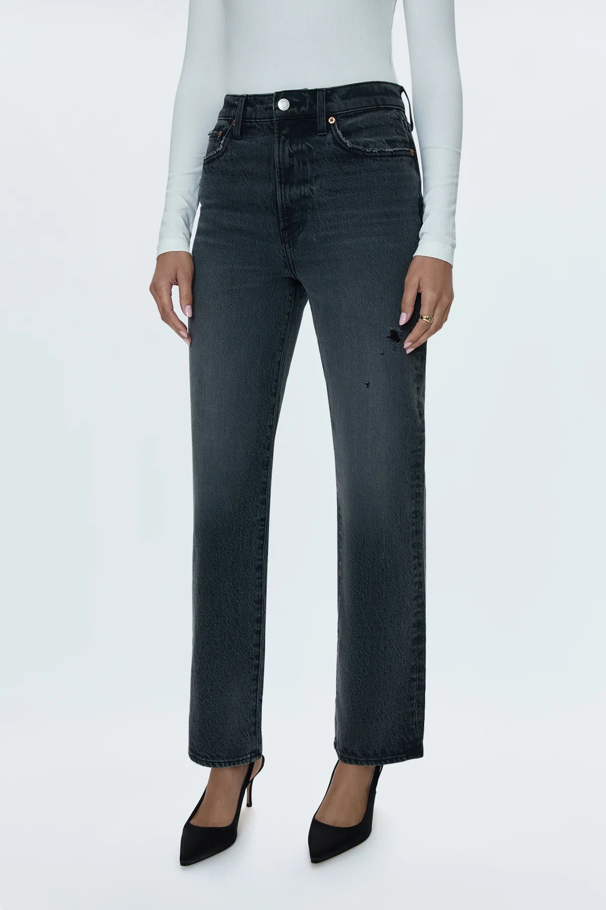 Cassie Super High Rise Straight- After Hours Vintage
