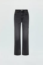 Cassie Super High Rise Straight- After Hours Vintage