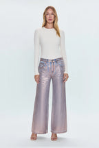 Jayden Low Slung Palazzo- Tinsel