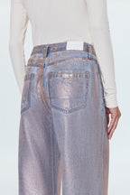 Jayden Low Slung Palazzo- Tinsel