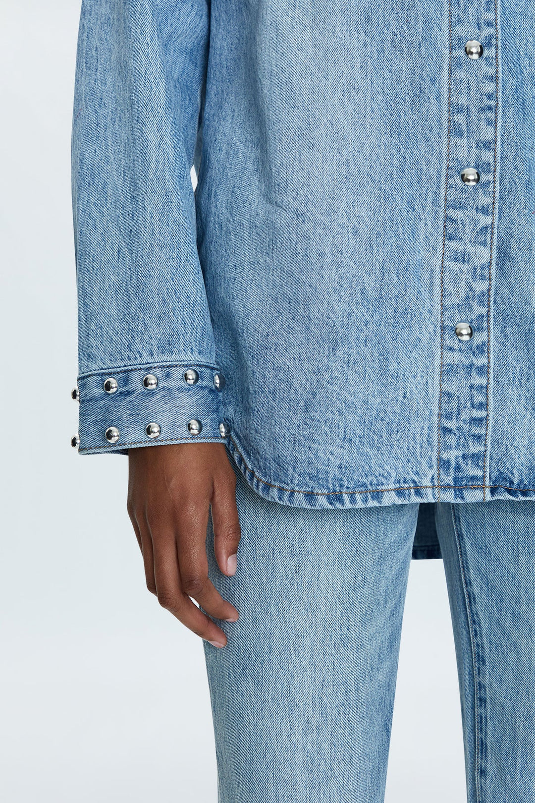 Pistola- MANDY DENIM SHACKET - SATELLITE.
