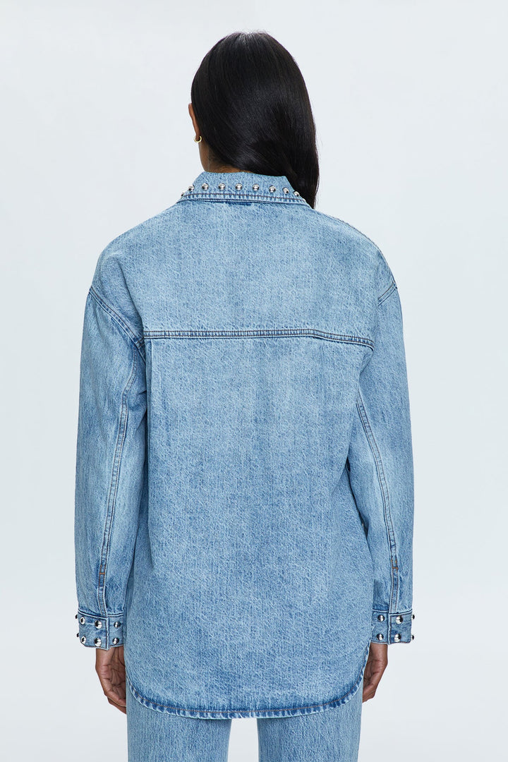 Pistola- MANDY DENIM SHACKET - SATELLITE.
