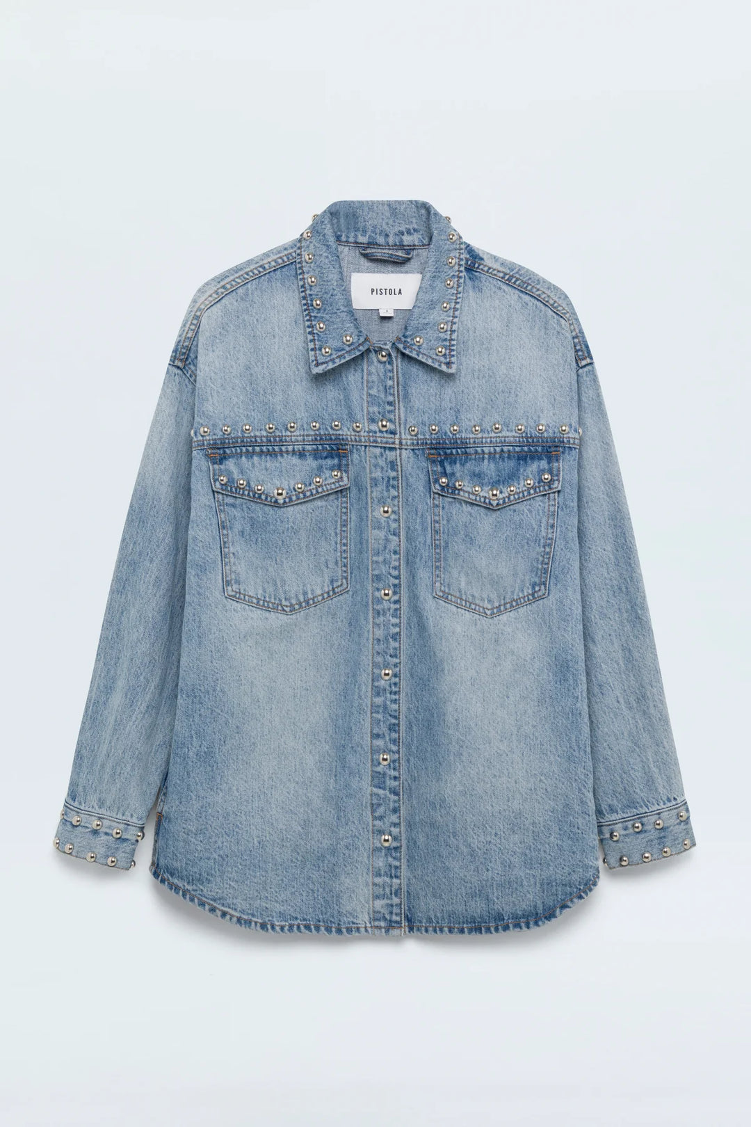 Pistola- MANDY DENIM SHACKET - SATELLITE.