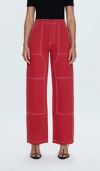 Pistola- Grady Carpenter Pant - Rouge