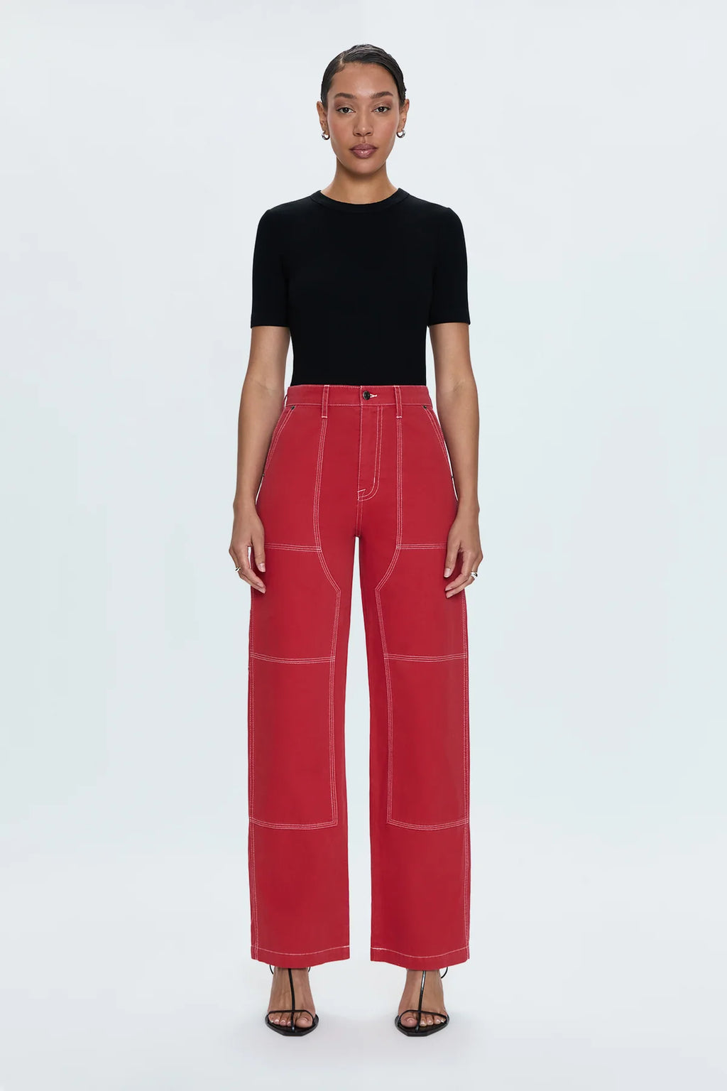Pistola- Grady Carpenter Pant - Rouge