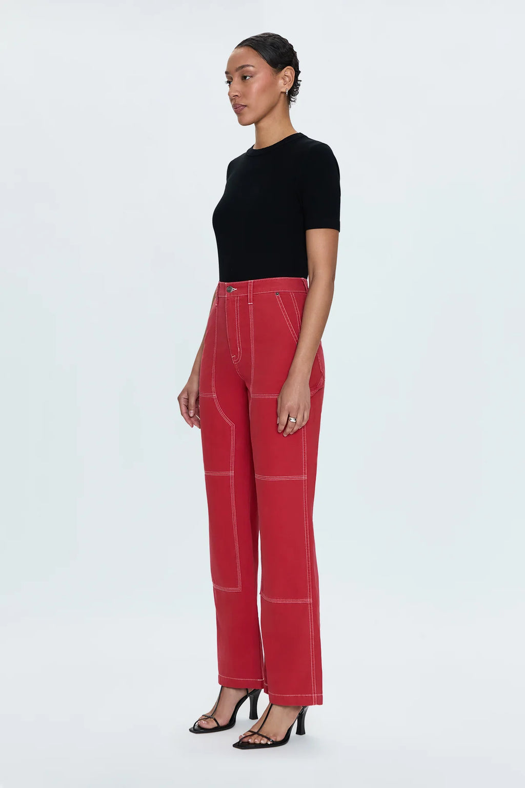 Pistola- Grady Carpenter Pant - Rouge