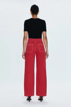 Pistola- Grady Carpenter Pant - Rouge