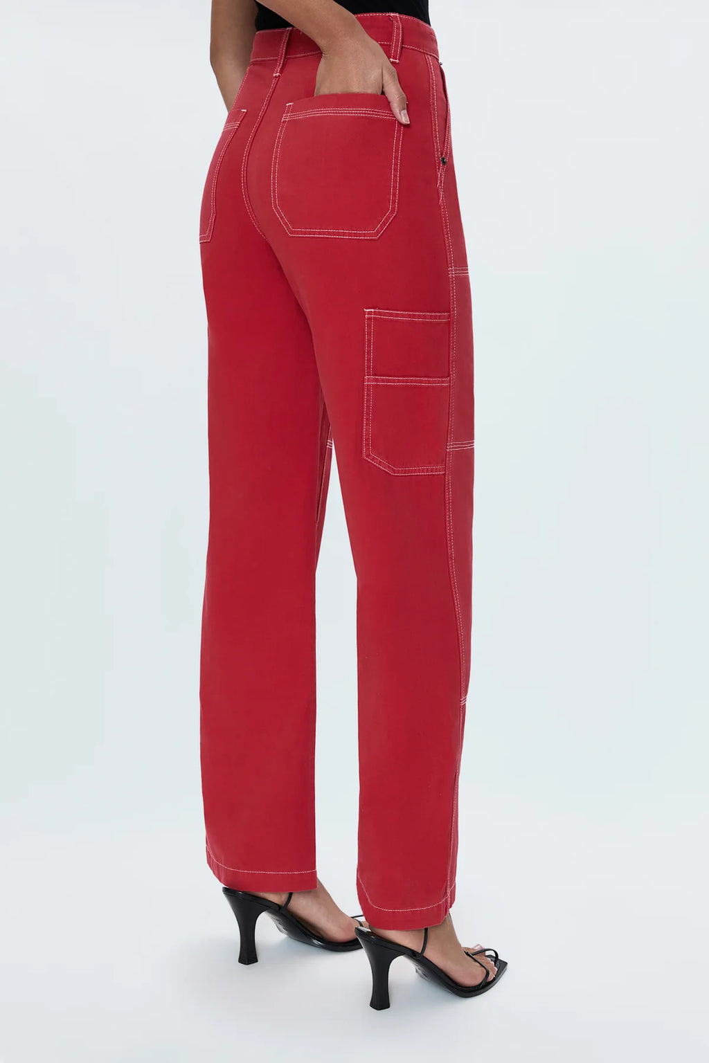 Pistola- Grady Carpenter Pant - Rouge