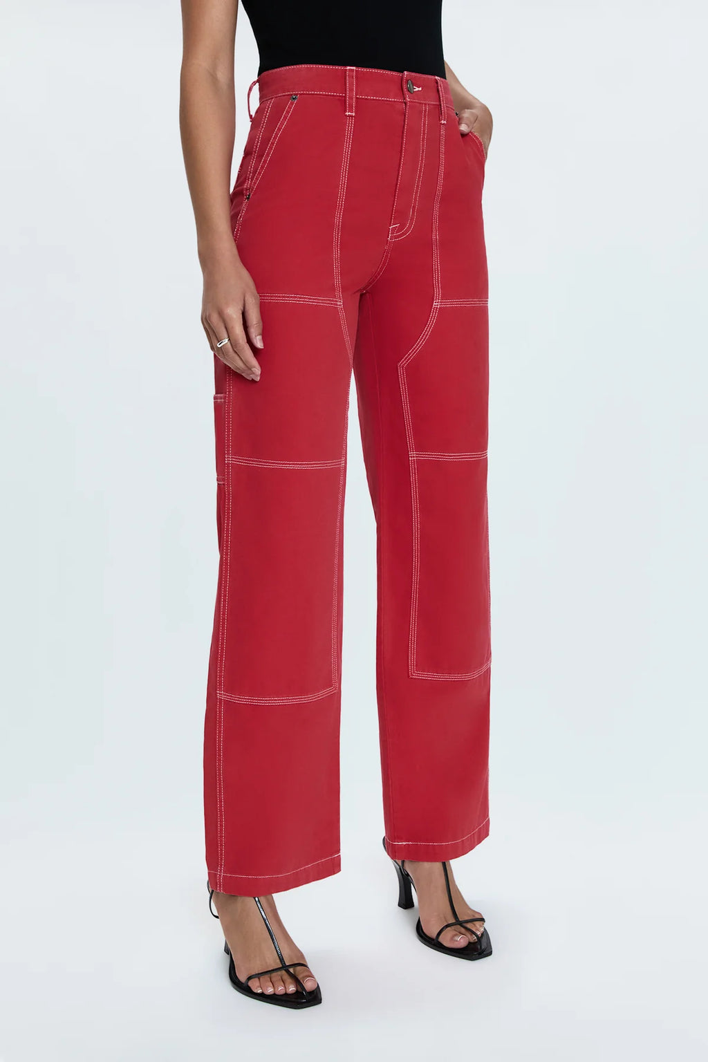 Pistola- Grady Carpenter Pant - Rouge
