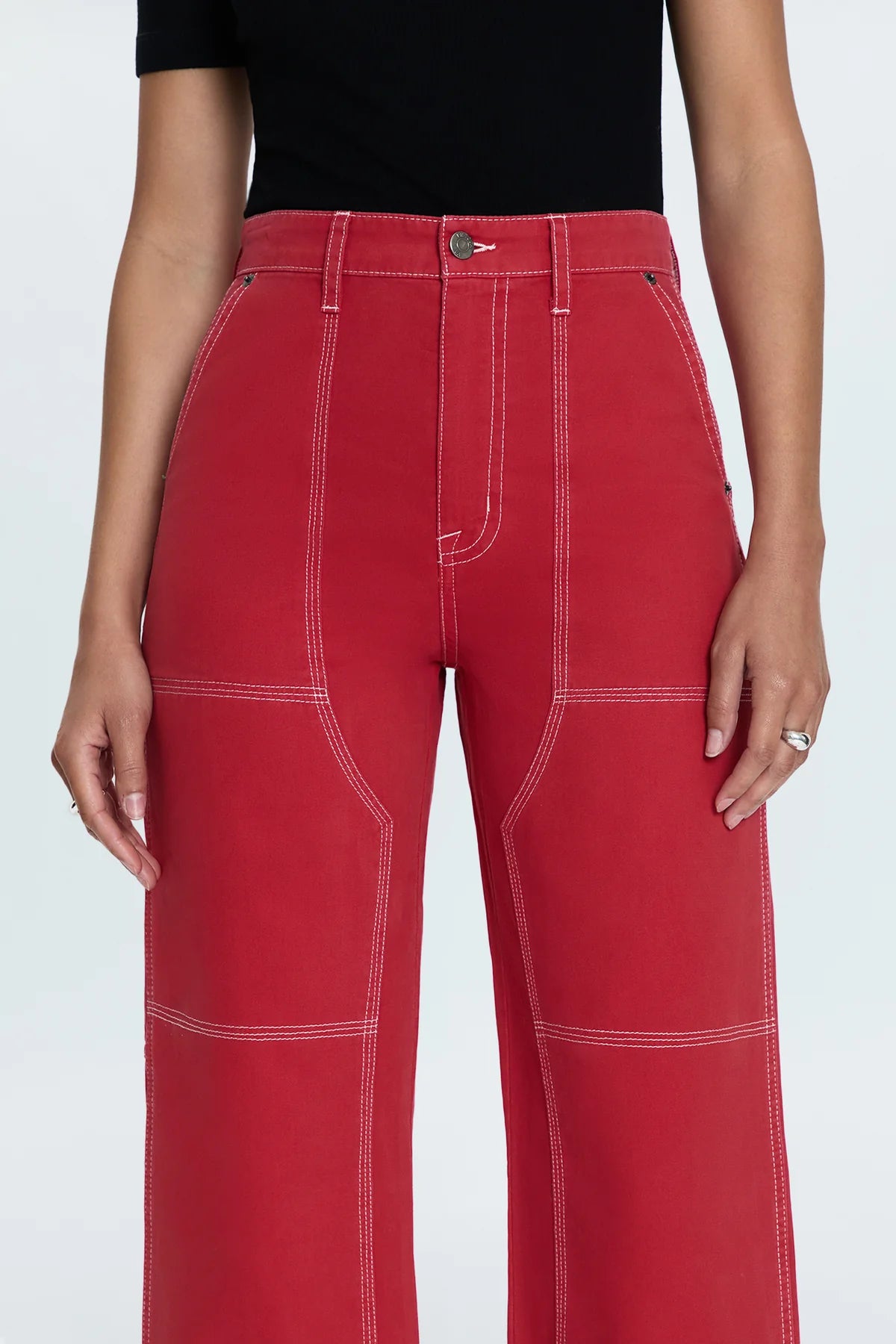 Pistola- Grady Carpenter Pant - Rouge