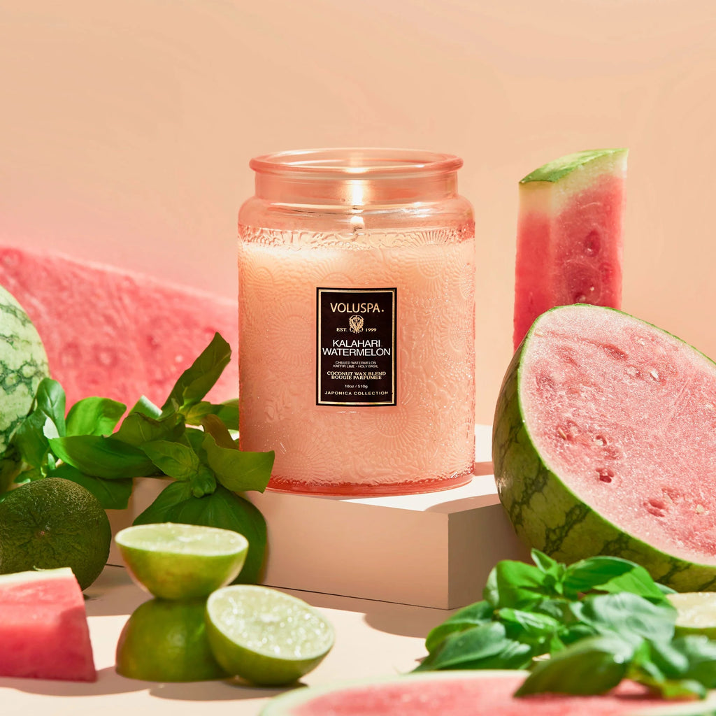 Voluspa- Kalahari Watermelon Jar Candle