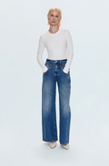 Pistola Caleb Stacked Waist Jean- Echo