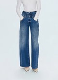 Pistola Caleb Stacked Waist Jean- Echo