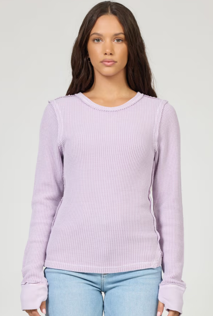 GOLDEN HOUR WAFFLE KNIT TOP