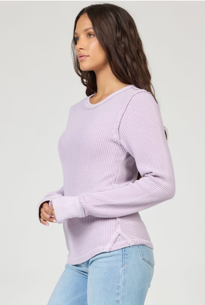 GOLDEN HOUR WAFFLE KNIT TOP