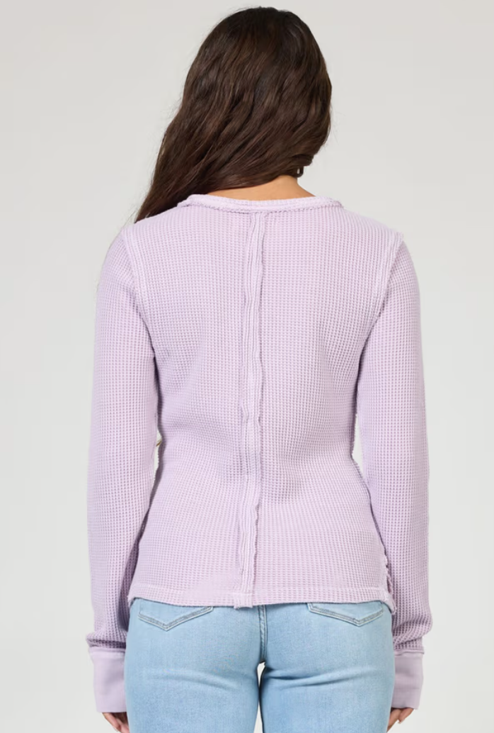 GOLDEN HOUR WAFFLE KNIT TOP