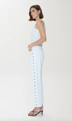 Pistola- Lexi Mid Rise Bowed Straight - Vivid White