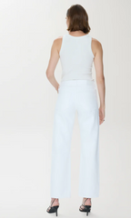 Pistola- Lexi Mid Rise Bowed Straight - Vivid White