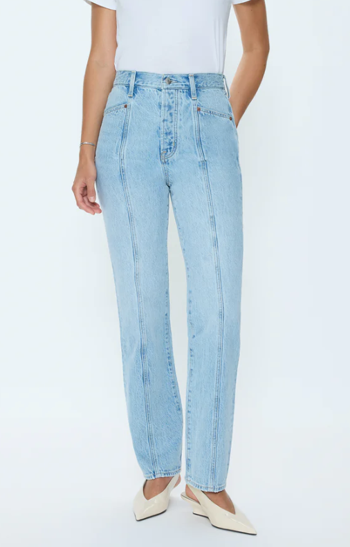 Pistola- Cassie Super High Rise Straight Jeans - Vibes