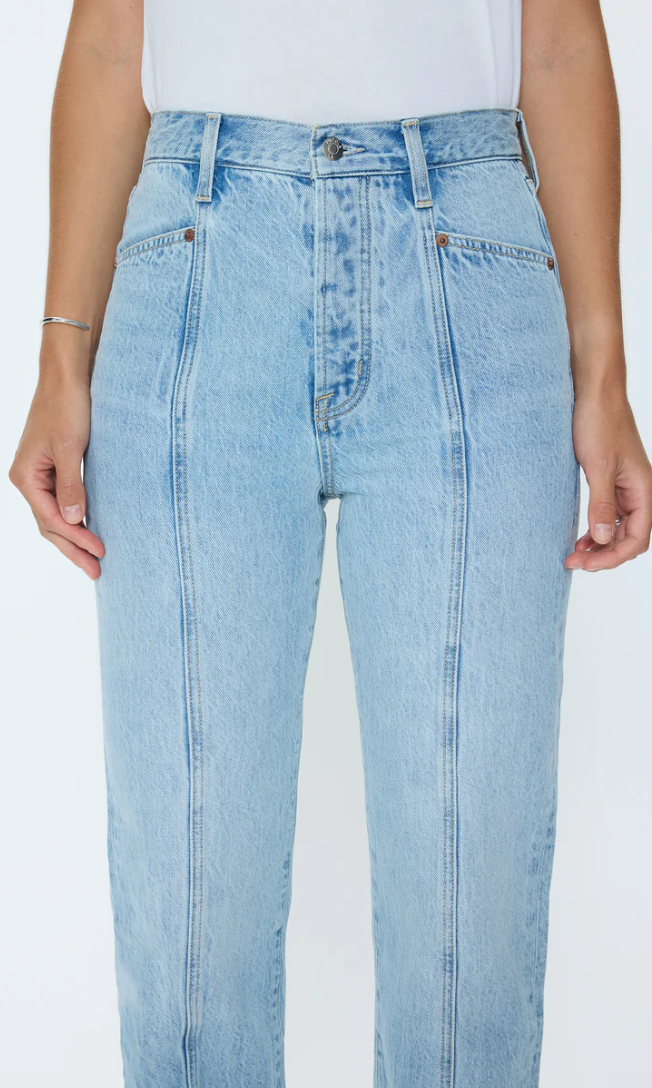 Pistola- Cassie Super High Rise Straight Jeans - Vibes