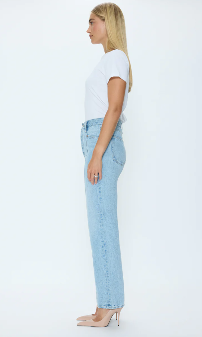 Pistola- Cassie Super High Rise Straight Jeans - Vibes