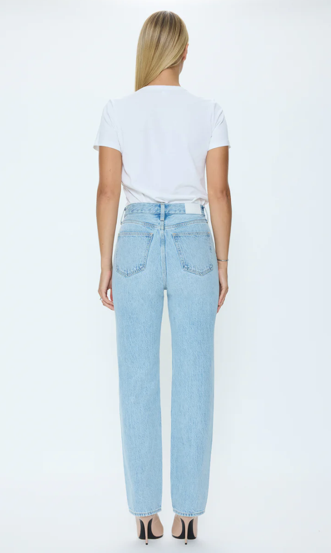 Pistola- Cassie Super High Rise Straight Jeans - Vibes