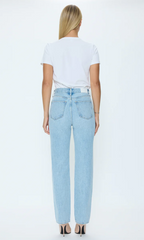 Pistola- Cassie Super High Rise Straight Jeans - Vibes