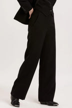 Azula Elastic Waist Trousers- Black