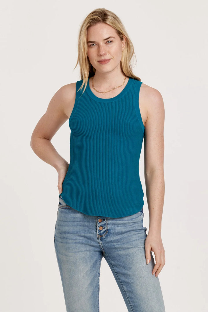 CORA SLEEVELESS RIB TANK