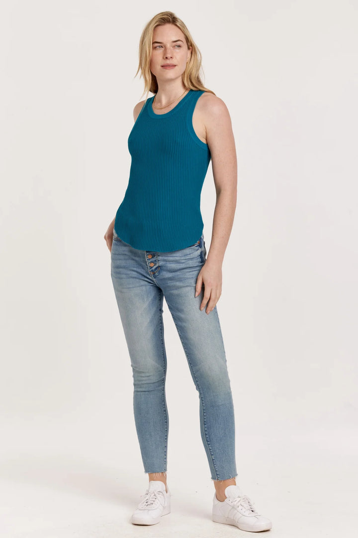 CORA SLEEVELESS RIB TANK