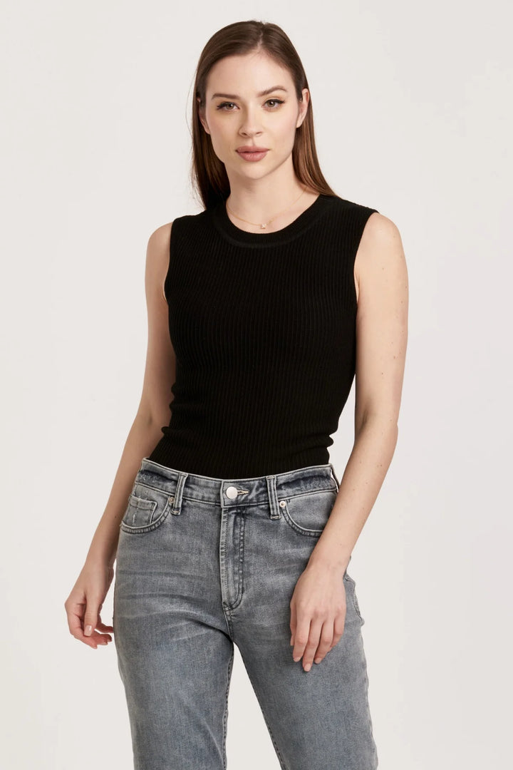 STIRLING MUSCLE RIB TANK BLACK