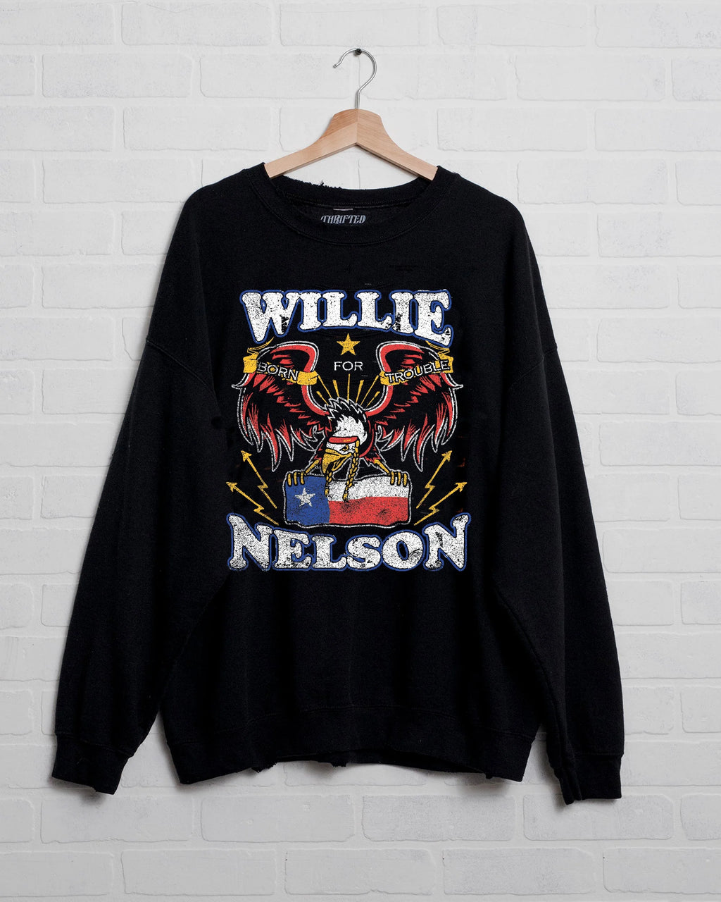 Willie Nelson: Born For Trouble Sweatshirt