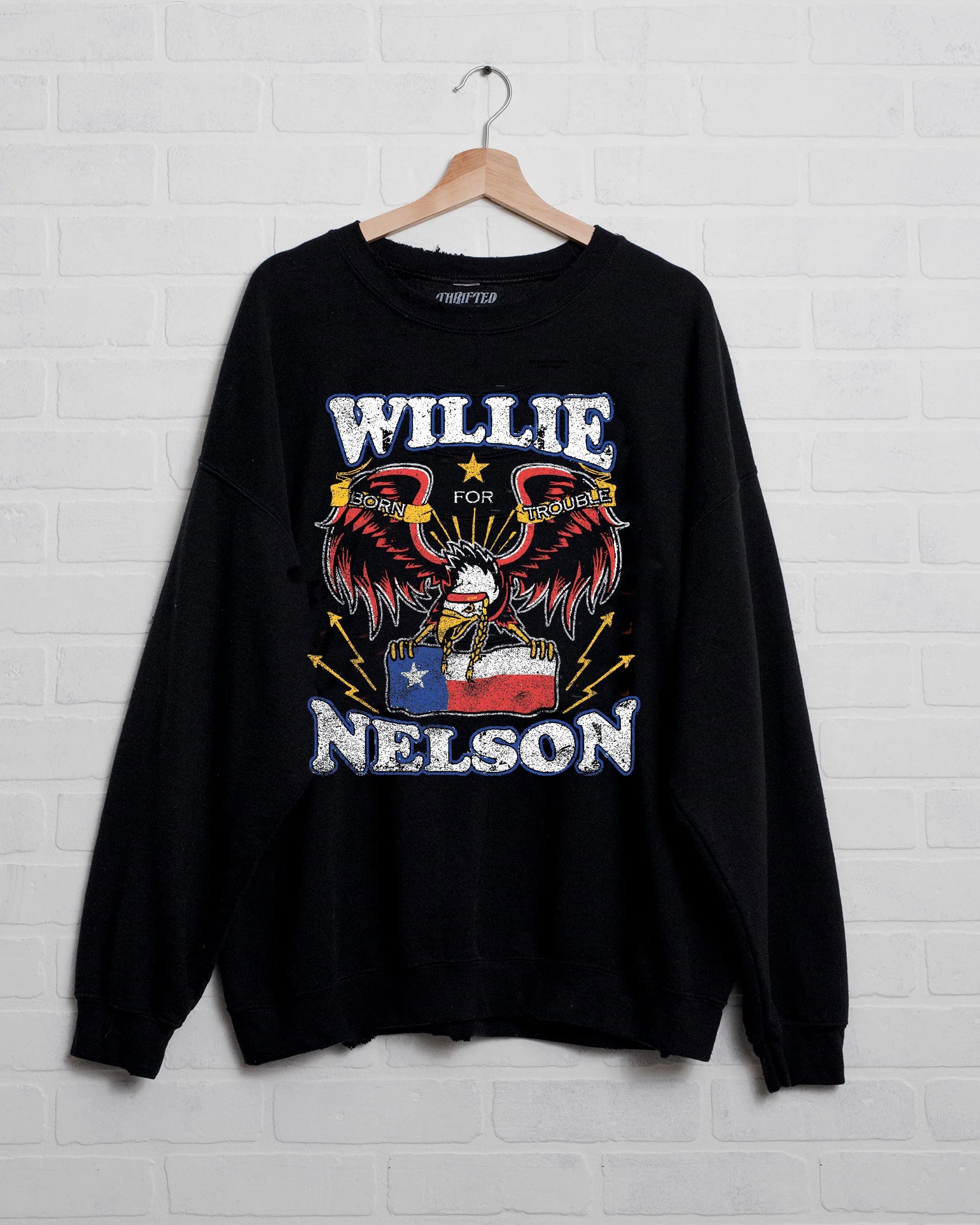 Willie Nelson: Born For Trouble Sweatshirt