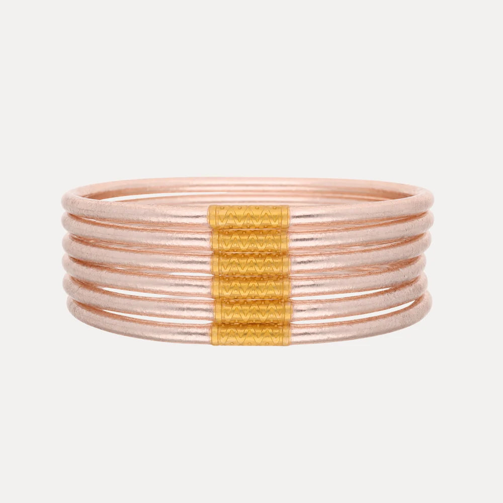 BudhaGirl - Champagne Lumine All Weather Bangles® (Set of 6)