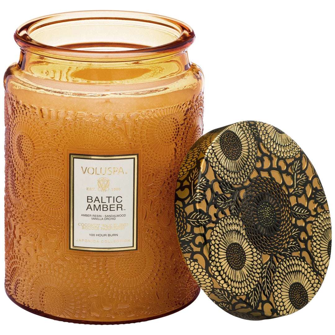 Voluspa- BALTIC AMBER JAR CANDLE