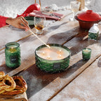 Voluspa Pedestal Candle- Noble Fir Garland