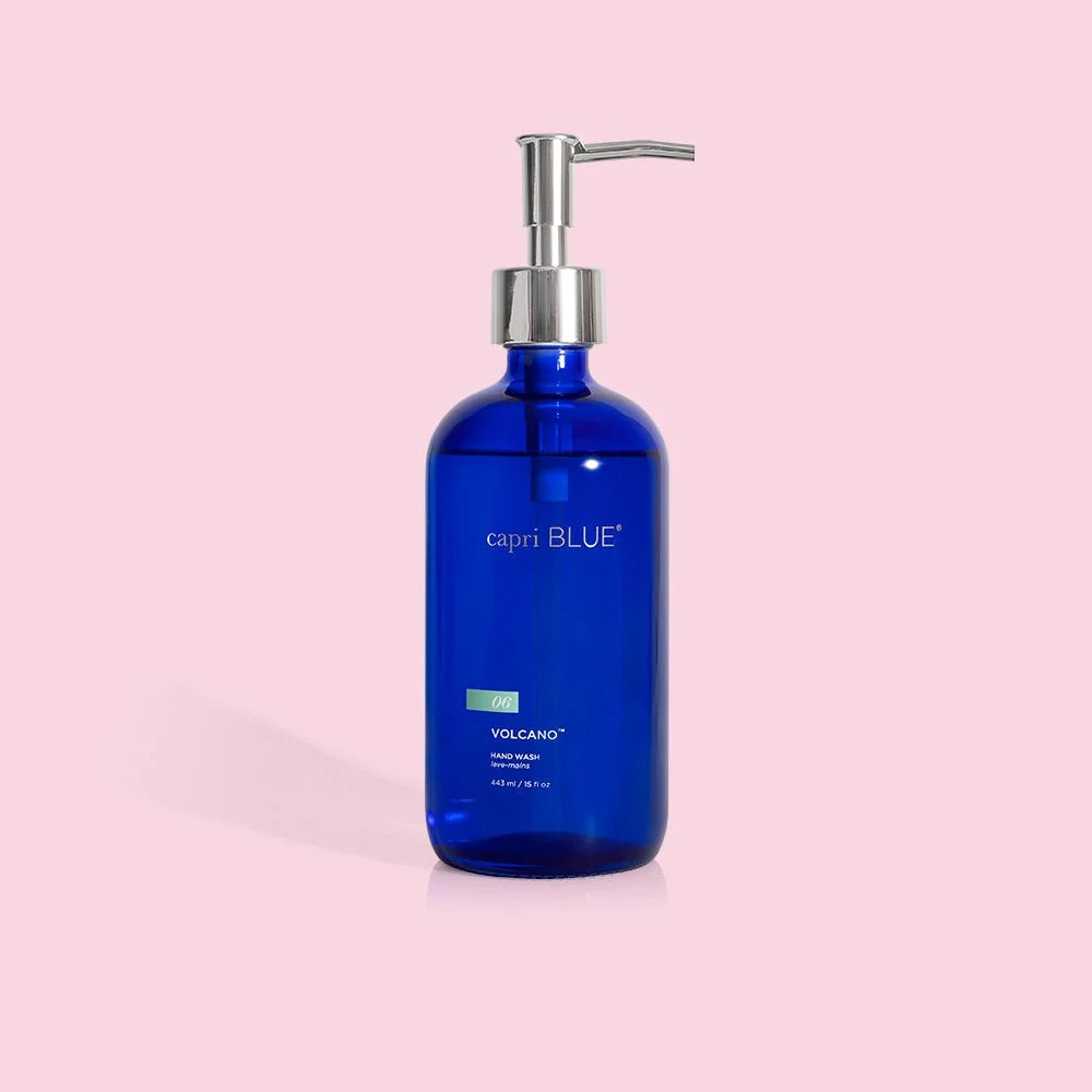 Capri Blue- Large Hand Wash, Volcano 150z- Glass